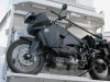 Track Turbo Diesel Motorcycle on KiraVan Expedition Vehicle