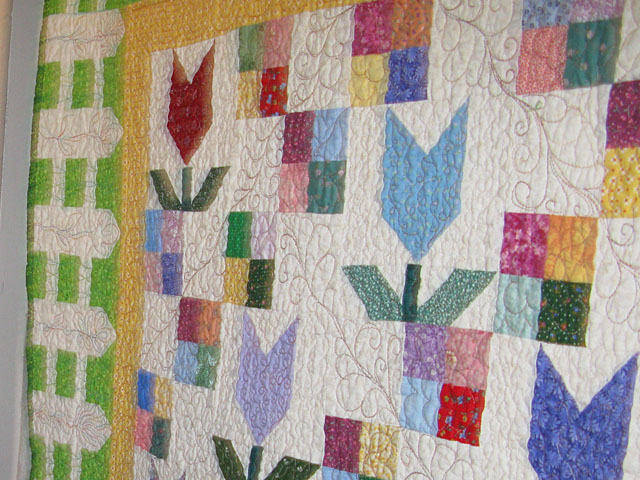 Handmade Quilt Top Stitching by Jeannie
