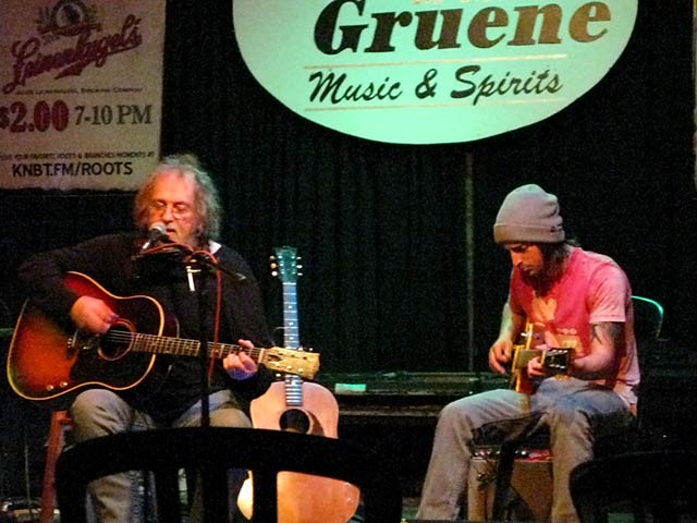 Ray Wylie Hubbard with Son Lucas at Tavern in the Gruene Texas