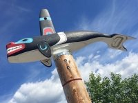 First Nation Carved Totem, Carcross Yunkon