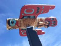 First Nation Carved Totem, Carcross Yunkon