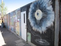 New Mexican Mural at Riverbend Hot Springs