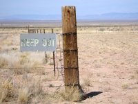 Keep Out of White Sands Missile Range at Trinity Site