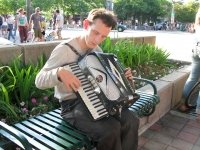 Fort Collins Brewfest Accordian Player