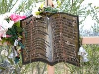 Elaborate Roadside Memorial Shrine Near Why, AZ