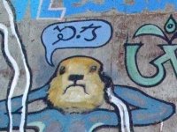 Kamasurta Mural Tank Art at Slab City