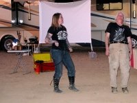 NüRVers Charon and Lexi Perform Campfire Sideshow Act