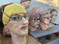 Crochet Museum Heads