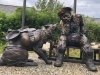Skagway Alaska Gold Rush Dog Bronze Statue
