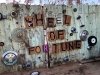 Wheel of Fortune Wall at the World Famous Crochet Museum Joshua Tree