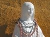 Detail of statue at Riverbend Hot Springs