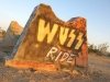 Wuss Ride Grafiti Slab City Tanks
