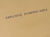 explosive dumping