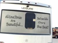 Beautiful Love Stories RV Signage