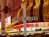 Jesus is Lord at Fremont Street Casino