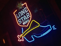 Luckenbach, Texas Lone Star Neon Sign
