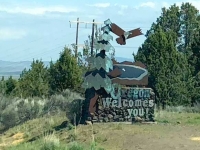 Highway 97 at Oregon State Border