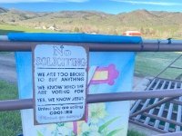 No Soliciting at Rist Canyon Farm