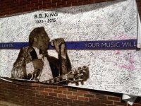 BB King Memorial Banner Beale St. Nashville TN