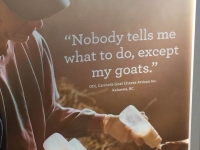 Fort Nelson BC Goat Farmers Billboard