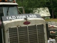 Old Haw Lass Trucker in Hyder, Alaska