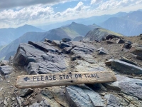 Handies Peak Summit Sign