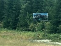 Montana Border - Small sign for big state!