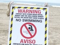No Swimming at Toxic Santa Monica Beach