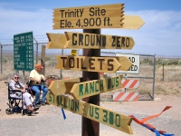 Sign Post at Trinity Atomic Bomb Test Site