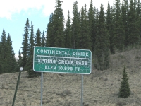Crossing the Continental Divide, Yet Again