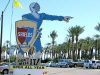 Shields Date Farm Knight Sign Indio, CA