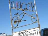 Slab City Community Sign