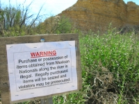 Illegal to buy from Mexicans at border in Big Bend