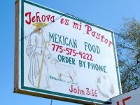 Get Jesus Tacos at Jehova es mi Pastor taqueria