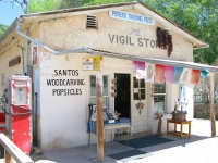 Santos, Woodcarving and Popsicles at Chimayo, NM