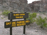 Closed Canyon Trailhead Lajitas Texas