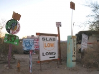 Slab City Signs Low Road