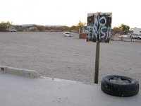 No Trash at Slab City