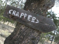 Crappers at Jackson Park, Pietown NM