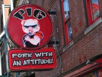 Pig On Beale Street BBQ Sign Memphis, TN