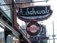 A Schwab Mercantile Sign Beale Street Memphis, TN