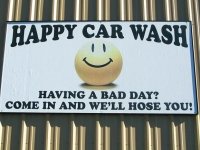 Get hosed at Happy Car Wash