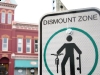 Downtown Fort Collins CO Dismount Zone