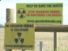 Weld County Colorado No Uranium Mining Signs