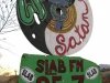 East Jesus West Satan Slab City Signs