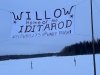 Willowbilly Iditarod Sign