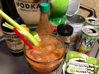 Caesar with Homemade Clamato Juice