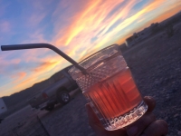 Blood Orange Vodka Sunset