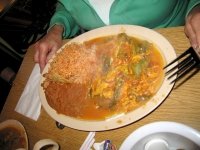 Huevos Ranchers sans Tortilla at El Tepeyac