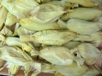 Homemade green cheese ans chili tamales de Agredanos